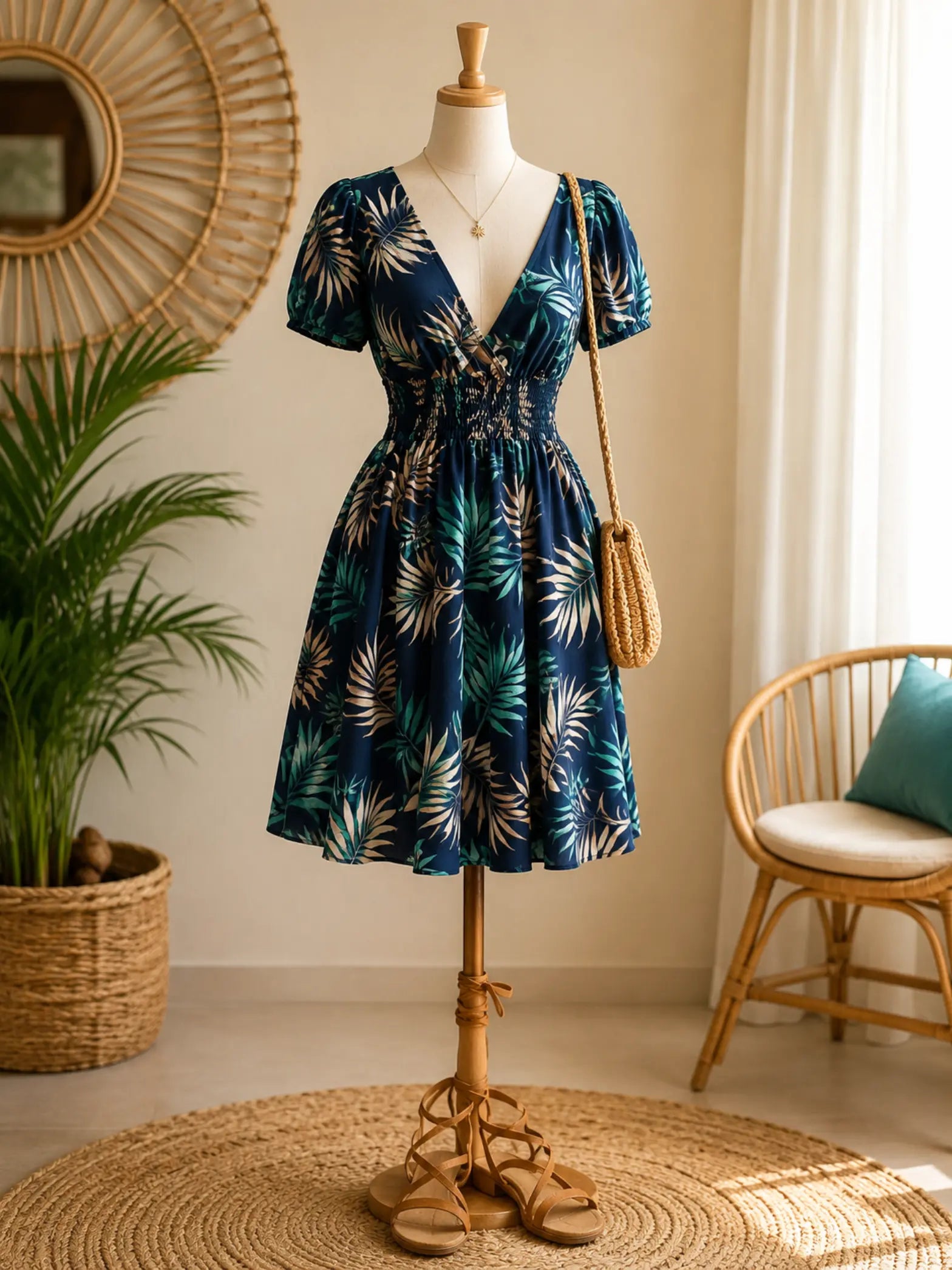 Robe tropicale