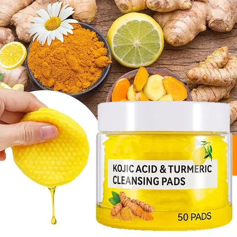 pads nettoyants Kojic & Curcuma 🌿